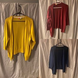 Fervor 3/4 sleeve cardigan bundle